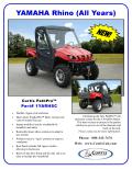YAMAHA Rhino (All Years)