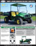 canopy & folding windshield for gator t series UTV