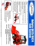 Kubota BX25/BX24 Cab System
