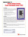 Marine Voltage Sensing Power Distribution Center (PDC)