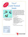 “3 in 1” Combi-Terminal Switch