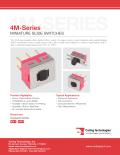 4S and 4M-Series Sub-Miniature and Miniature Slide Switches