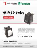 651/652-Series Sub-Miniature Rocker Switches