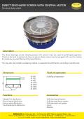 DIRECT DISCHARGE SCREEN WITH CENTRAL MOTOR