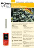 optimus yellow Sound Level Meters for Simple Noise Measurements