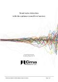 Tonal noise detection with the optimus sound level meters