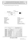 Hermetically sealed Feed-through capacitor - 3,25mm 