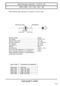 Feed-through capacitor - 3,63mm dia 32813100D / 102 / 104 / 106 / 108