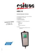 Hand-held user terminal HBG 10