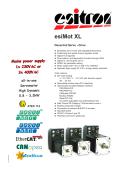 esiMot XL series  230 / 400 V AC  (0,8 - 2,8 KW)