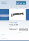 Linear bearings model series LFG
