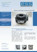 Rotary bearings model series RMT