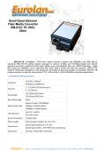 Small Sized Ethernet Fiber Media Converter EM-0101-TE, BiDi, 20km