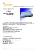 Managed Fiber Optical  Switch  ES-0602-M