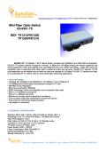 Mini Fiber Optic Switch  ES-0201-TE  BIDI TX1310/RX1550  TX1550/RX1310
