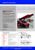 GF100 Pick and Carry Crane