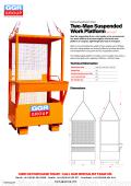 Two-Man Suspended Work Platform