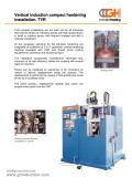 Vertical induction compact hardening installation. TVR
