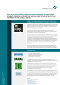 FPE products / Fact sheet