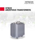 HITACHI AMORPHOUS TRANSFORMERS