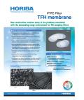 PTFE Filter TFH membrane