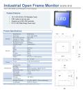 Industrial Open Frame Monitor EOFE-R10