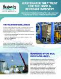 WASTEWATER TREATMENT FOR THE FOOD and BEVERAGE INDUSTRY