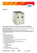 Surge Voltage Generator SSG 1100 / SSG 1500 / SSG 2100 / SSG 3000