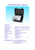 Portable FTIR spectrometer Interspec 308
