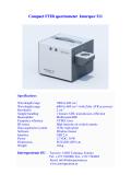 Compact FTIR spectrometer Interspec 311