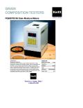 GRAIN COMPOSITION TESTERS PQ500/PQ100 Grain Moisture Meters