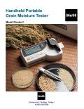 Handheld Portable Grain Moisture Tester Model Riceter F 
