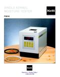 SINGLE KERNEL MOISTURE TESTER PQ510