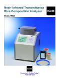 Near- Infrared Transmittance Rice Composition Analyzer Model AN820 