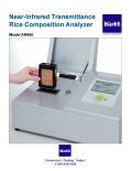 Near-Infrared Transmittance Rice Composition Analyzer Model AN900 