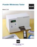 Powder Whiteness Tester Model C130 