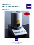 INFRARED MOISTURE BALANCE Model FD610