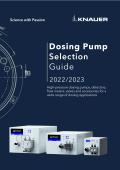 KNAUER High-Pressure Dosing Pumps Selection Guide