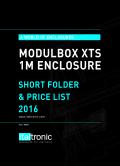 MODULBOX XTS 1M ENCLOSURE SHORT FOLDER and PRICE LIST 2016