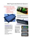 KB48 Programmable Membrane Keyboards