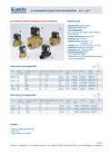 2/2 SOLENOID VALVES FOR LOW PRESSURE 1/2” - 6/4”