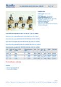 2/2 SOLENOID VALVES FOR GAS SERVICE 1/4” - 2”