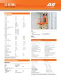 ES Series ELECTRIC SCISSOR LIFTS