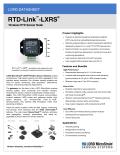 RTD-Link™ -LXRS®