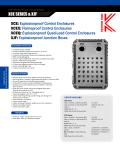 EXPLOSIONPROOF ENCLOSURES XCE SERIES and XJf