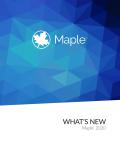 WHAT’S NEW Maple™ 2020