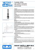 Laves-vitre pour hublots ronds selon DIN 28120 ou similaires, gamme SVSN