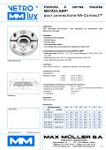 Hublots à verres moulés METACLAMP® pour connections NA-Connect™