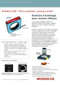 Solution d’éclairage pour surface diffuse