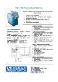 ICE 1-150 Dry Ice Block Machine 